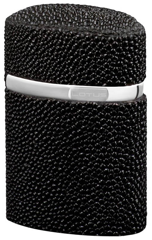 Premium Triple Jet Flame Genuine Leather Table Lighter - Windproof Butane Lighter for Cigars, Candles & Outdoor Use