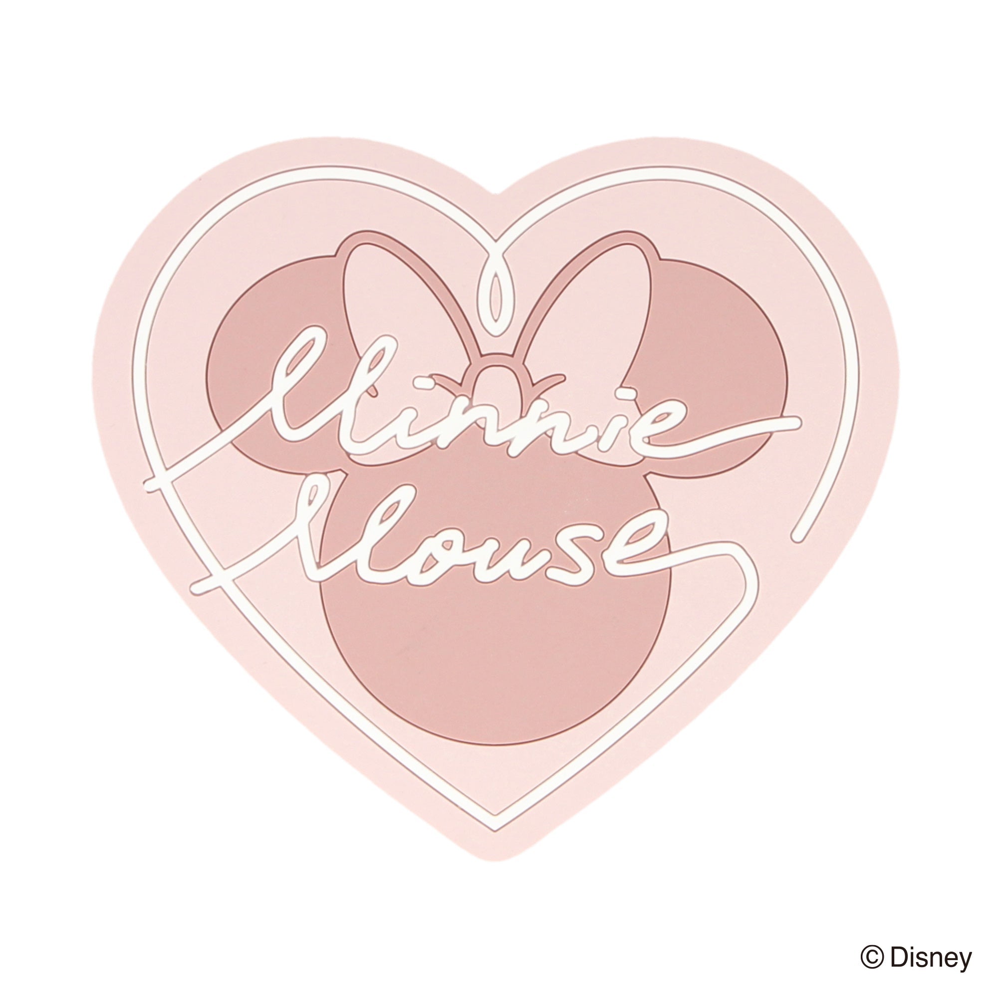 Disney Minnie Mouse Heart Coasters - Set of 4 Cute Drink Coasters for Coffee Table, Perfect for Home Decor, Party Favors, and Disney Fan Gifts