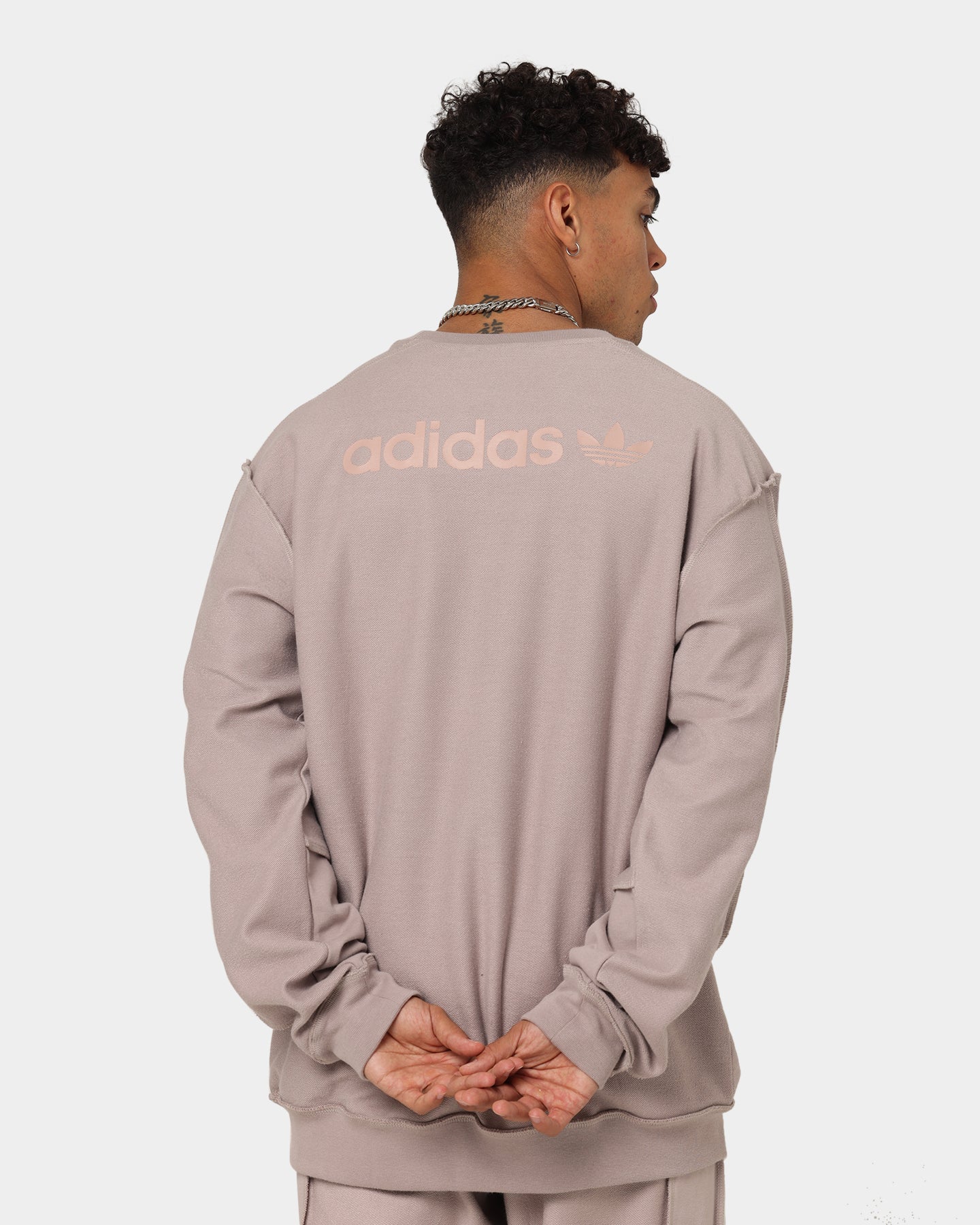 Adidas Loopback Crewneck Sweatshirt for Men & Women | Vapor Grey | Comfortable & Stylish Pullover for Casual Wear, Gym, and Outdoor Activities