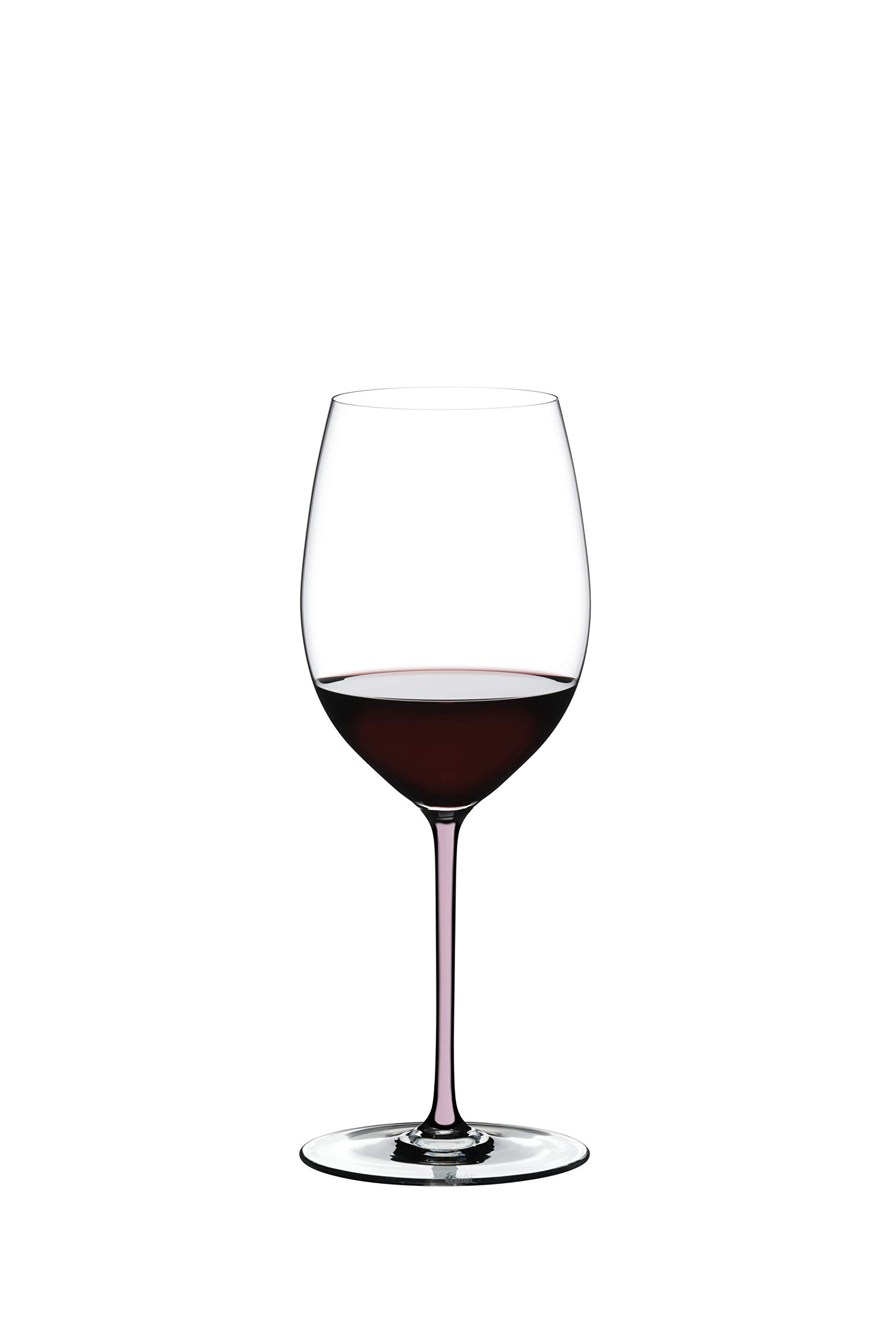 Riedel Fatto A Mano Cabernet Wine Glass - Handmade Crystal Stemware for Red Wine, Elegant Pink Design | Perfect for Fine Dining, Wine Tasting & Gift Giving