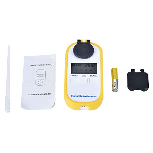 Digital Coffee Brix Refractometer - Accurate Sugar & Concentration Tester for Coffee, Wine, Beer & Juice - Perfect for Home Brewing & Professional Use