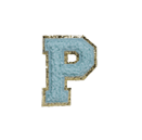 AQUA FUZZY ALPHABETS P - Soft Textured Educational Alphabet Letters for Kids, Sensory Learning Toys for Toddlers - Perfect for Preschool Classroom, Homeschooling & Early Childhood Development Activities