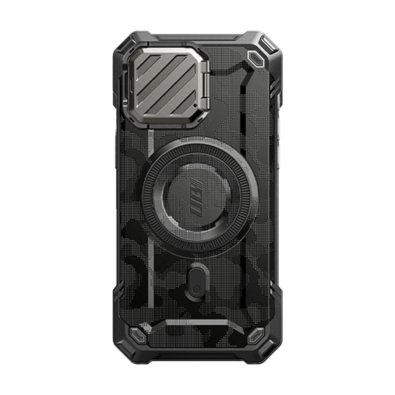iPhone 15 Pro Max 6.7 Inch Unicorn Beetle MAG XT MagSafe Protective Case - Black Camo Design | Shockproof & Drop Protection | Perfect for Outdoor Adventures & Daily Use