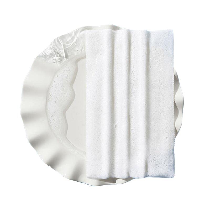 60-Pack Premium Absorbent White Terry Cloth Cleaning Rags - Multipurpose Dish Towels for Kitchen, Home & Bar Use - Non-Oily, Edgeless, Bulk Disposable Cleaning Towels for Spills, Dusting & Deep Cleaning