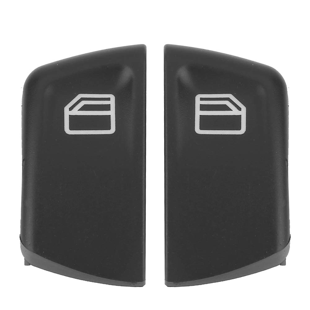 Ymiko 2PCS Power Window Switch Button Caps Replacement for Vito Viano W639 & Sprinter II 906 (2003-2013) - Durable Driver Side Window Switch Covers for Easy Installation & Enhanced Interior Look