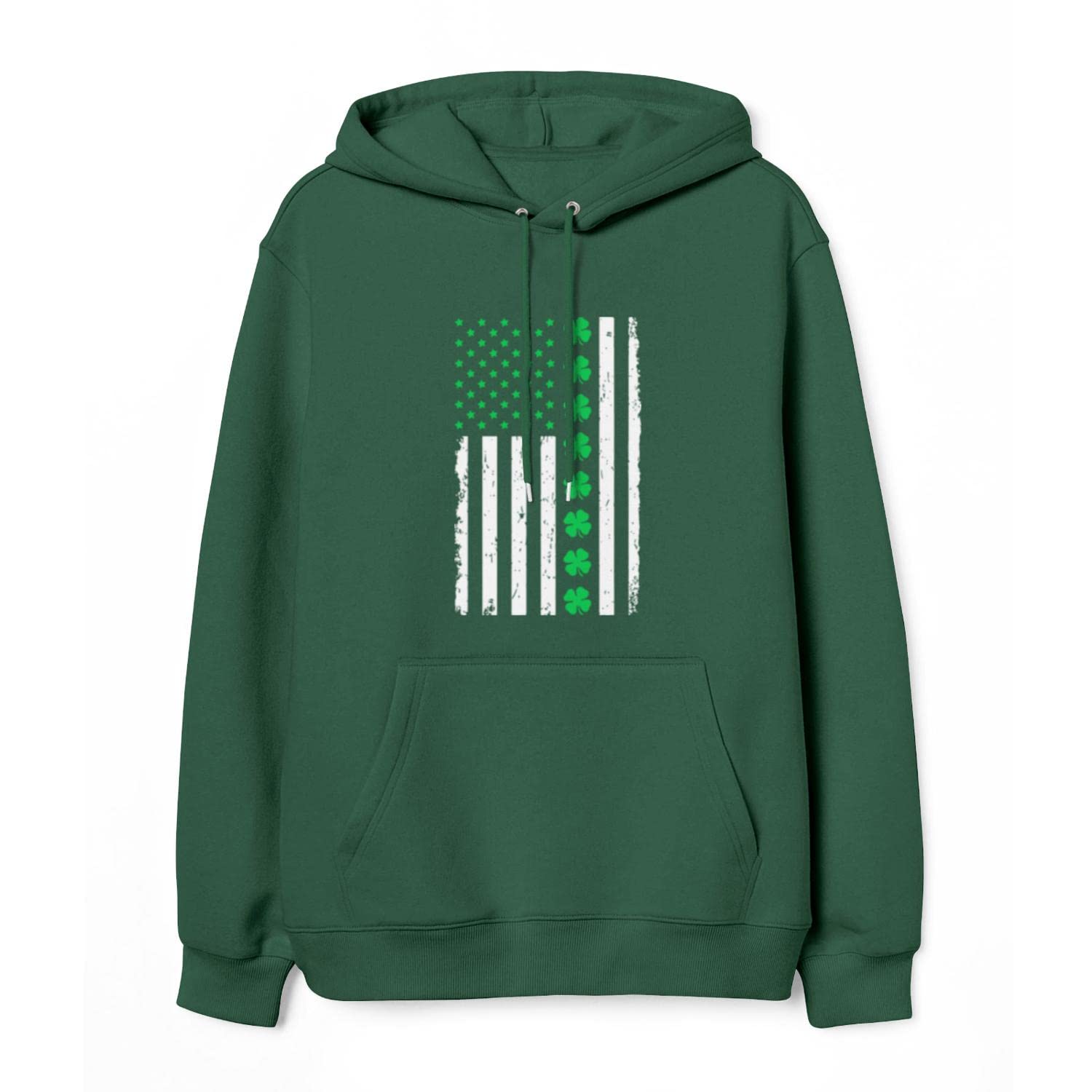 St. Patrick's Day Women's Irish Cute Hoodie - Cozy Green Pullover Sweatshirt for St. Paddy's Day Celebration & Casual Wear