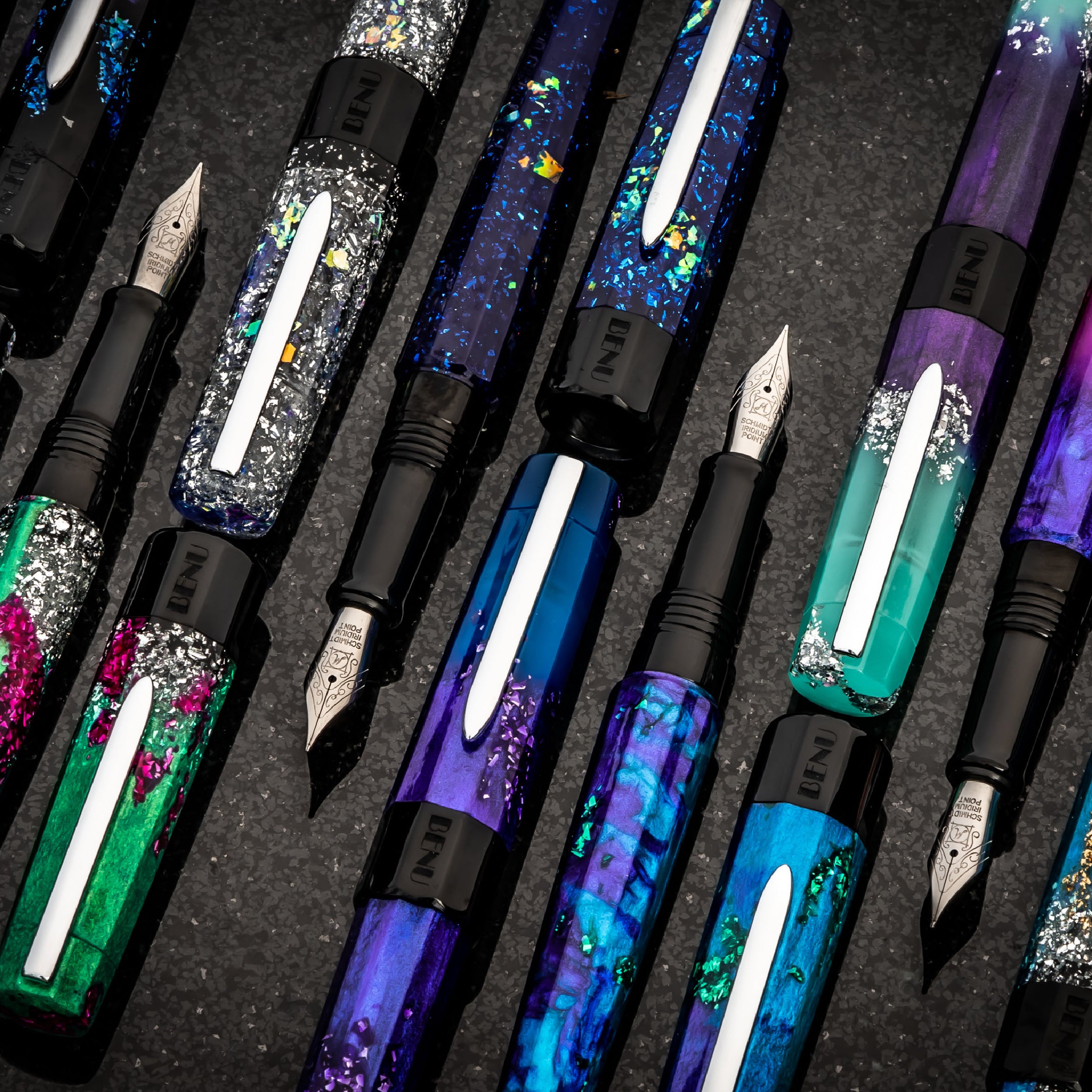 Benu Euphoria Fountain Pen - Premium Big Wave Design for Smooth Writing | Perfect for Calligraphy, Journaling & Gift Giving