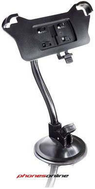 Apple iPhone 5/5S Car Mount Holder - Universal Dashboard & Windshield Phone Stand for Safe Driving & Navigation (Black) - Perfect for Commuting, Road Trips & GPS Directions