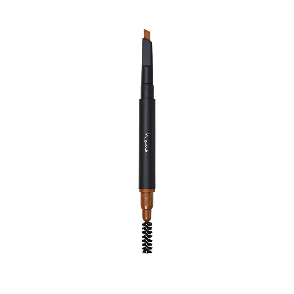 Heme Perfect Waterproof Brow Pencil - Caramel Brown 0.02 oz | Long-Lasting Eyebrow Makeup for Natural Look | Ideal for Daily Use, Gym & Outdoor Activities