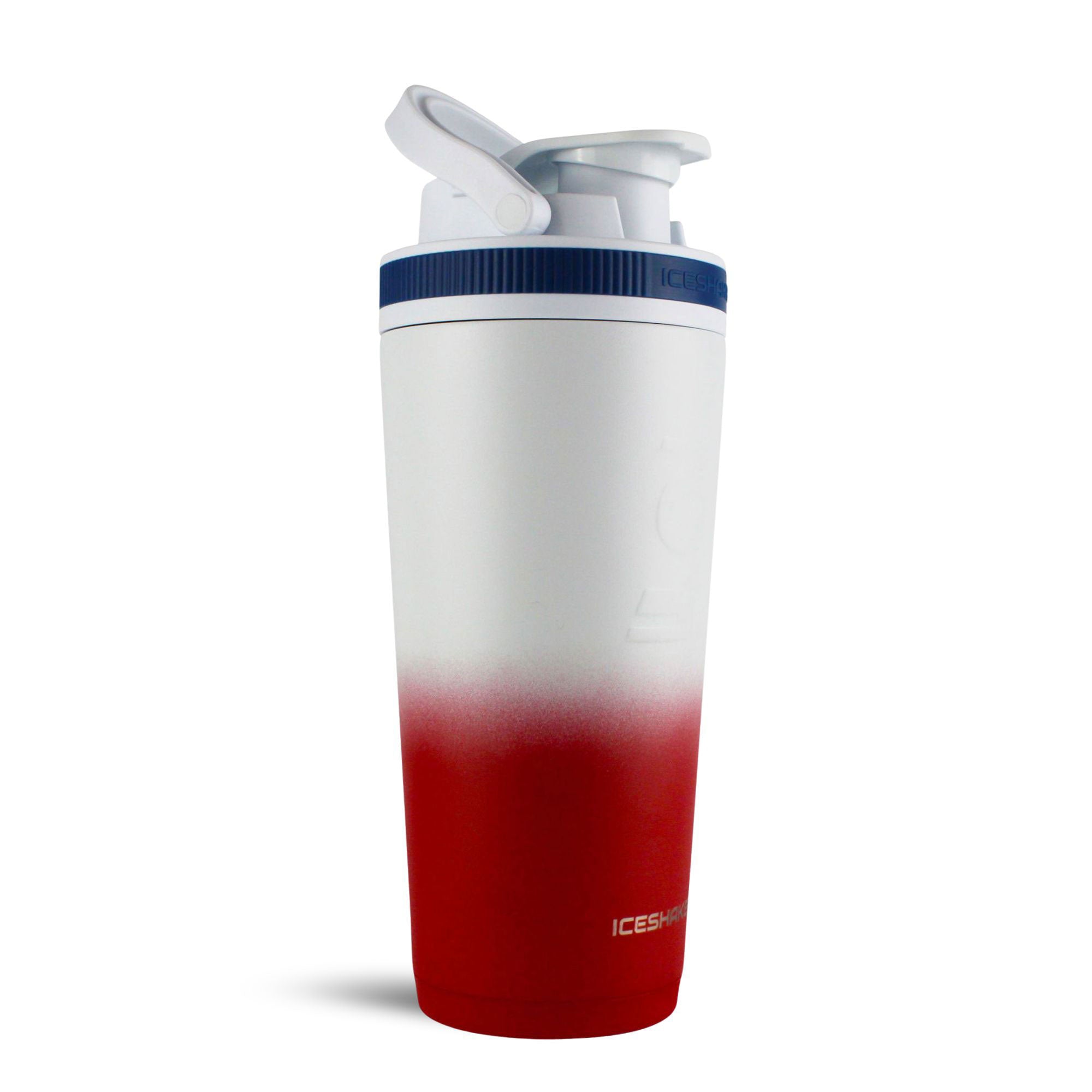 Ombre Series 26oz Shaker Bottle by Ice Shaker - Leakproof Protein Shaker Cup for Gym, Workouts & Travel - BPA-Free Stainless Steel Water Bottle with Mixing Ball - Perfect for Protein Shakes, Smoothies & Post-Workout Drinks (USA)