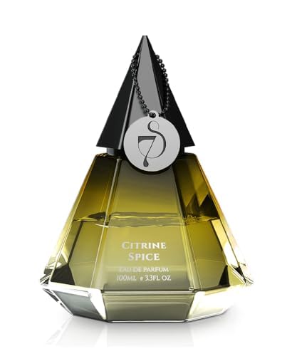 Prime Craft Perfume - 100ml Citrine Spice Unisex Eau De Parfum | Exotic Luxury Fragrance for Men & Women | Perfect for Date Night, Office & Special Occasions