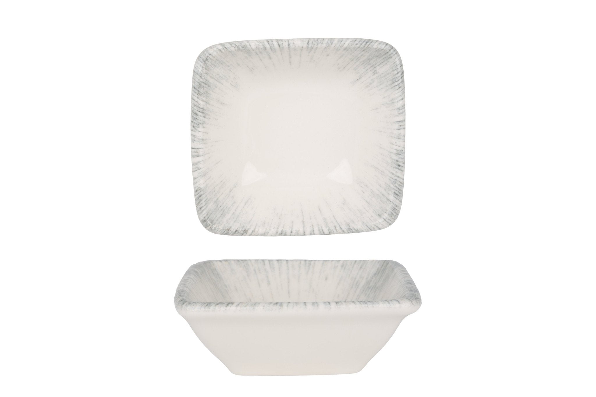 Iris Service Plate 8x8.5 cm - Elegant Small Appetizer Plate for Desserts, Snacks & Hors d'Oeuvres - Perfect for Parties, Weddings & Home Dining