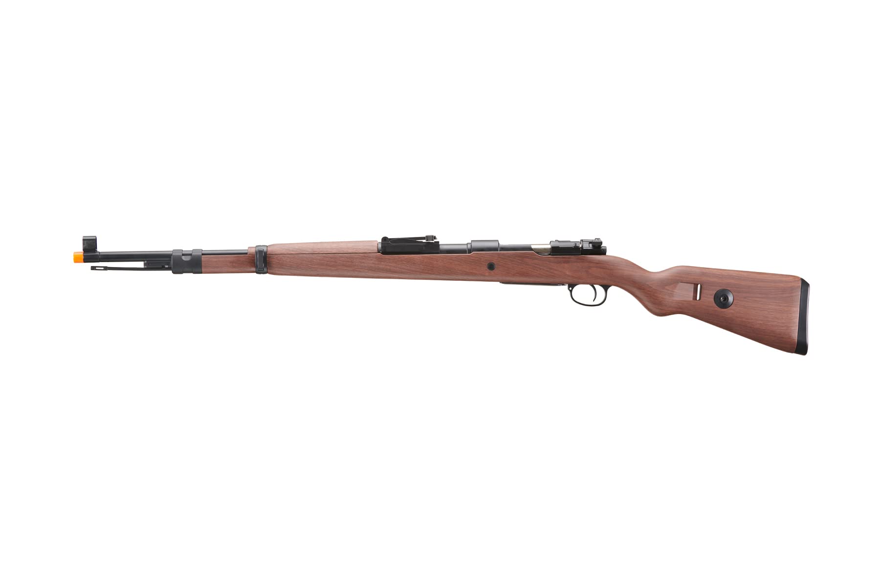 Double Bell WWII Kar 98K Bolt Action Gas Airsoft Rifle - Realistic Wood Finish | WW2 Military Reenactment, Airsoft Battles & Historical Collection