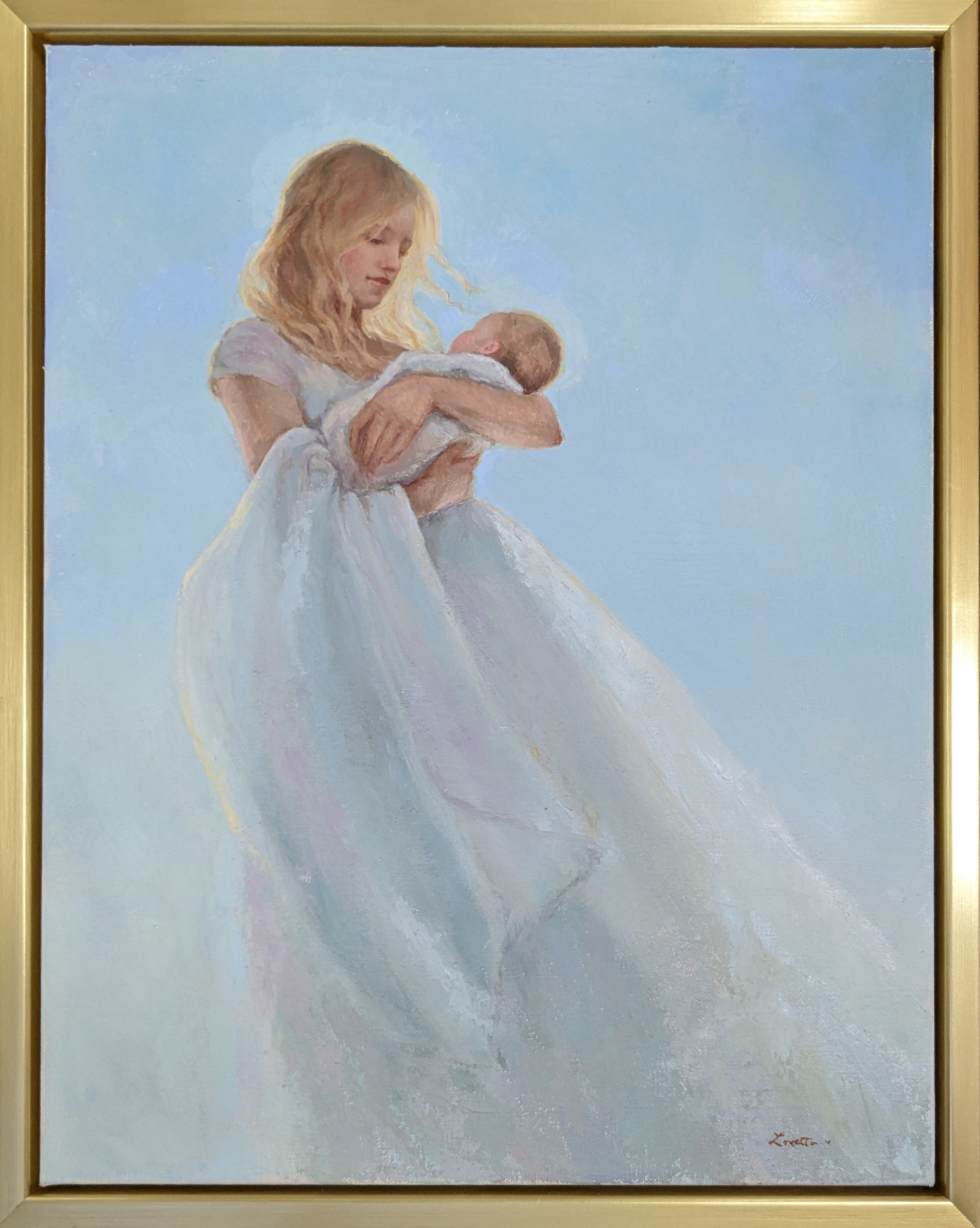 Close to Heaven Original Artwork - Handmade Wall Decor for Living Room, Bedroom & Office - Perfect Gift for Home & Interior Design