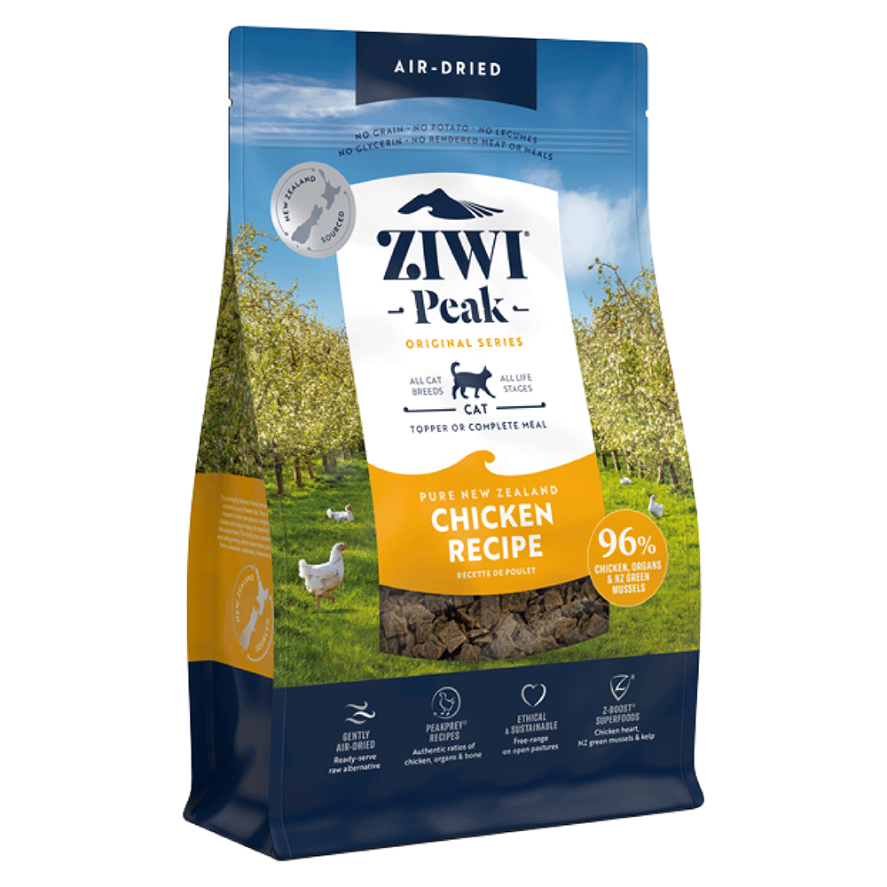 ZIWI PEAK Air-Dried Cat Food - Grain-Free Chicken Recipe for Adult Cats | High-Protein, Natural Ingredients | Perfect for Indoor & Outdoor Cats