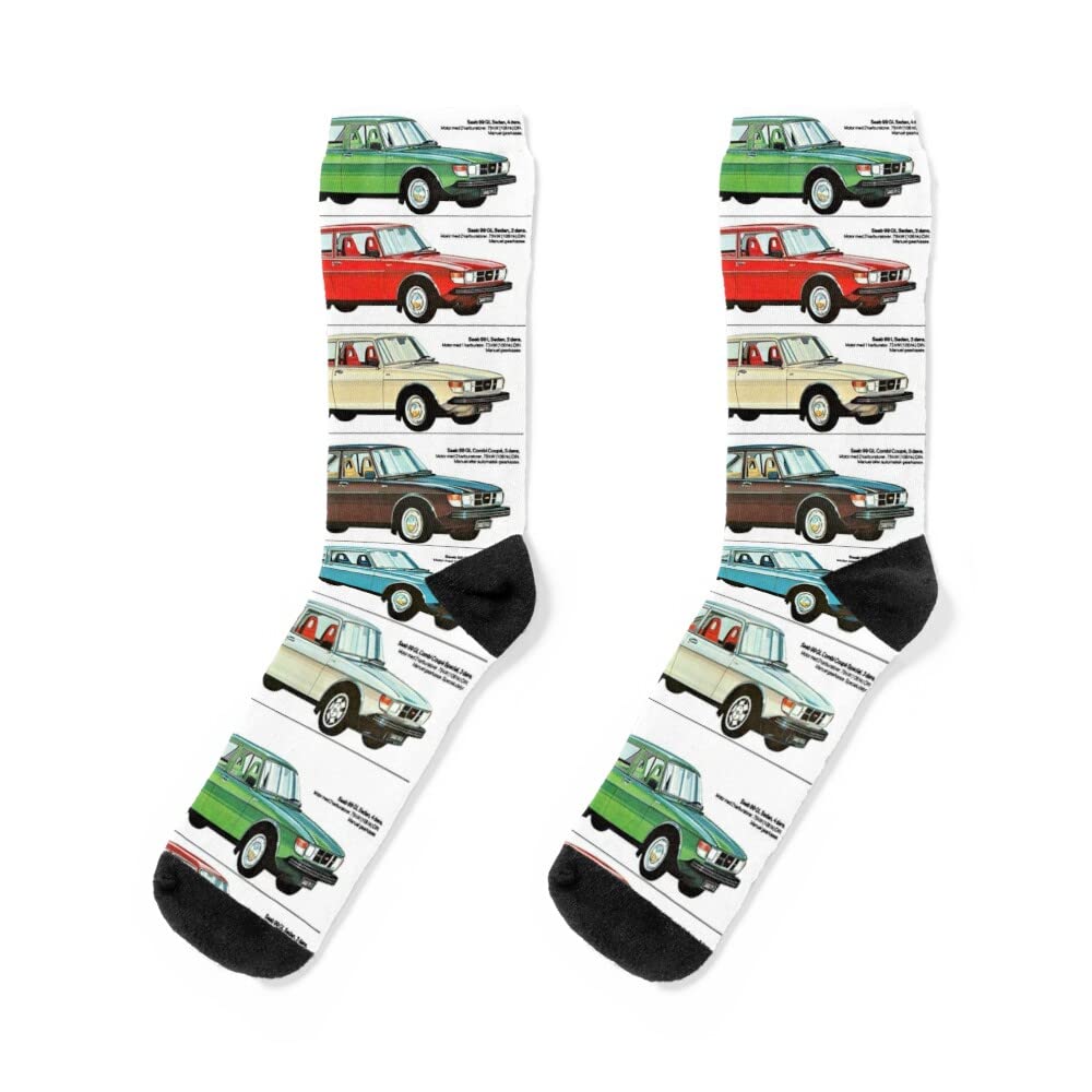 **Unisex Saab 99 Crew Socks - Comfortable & Stylish Gifts for Men & Women - Perfect for Birthday, Christmas, Father's Day & Holidays - Ideal for Casual Wear, Sports & Everyday Use**