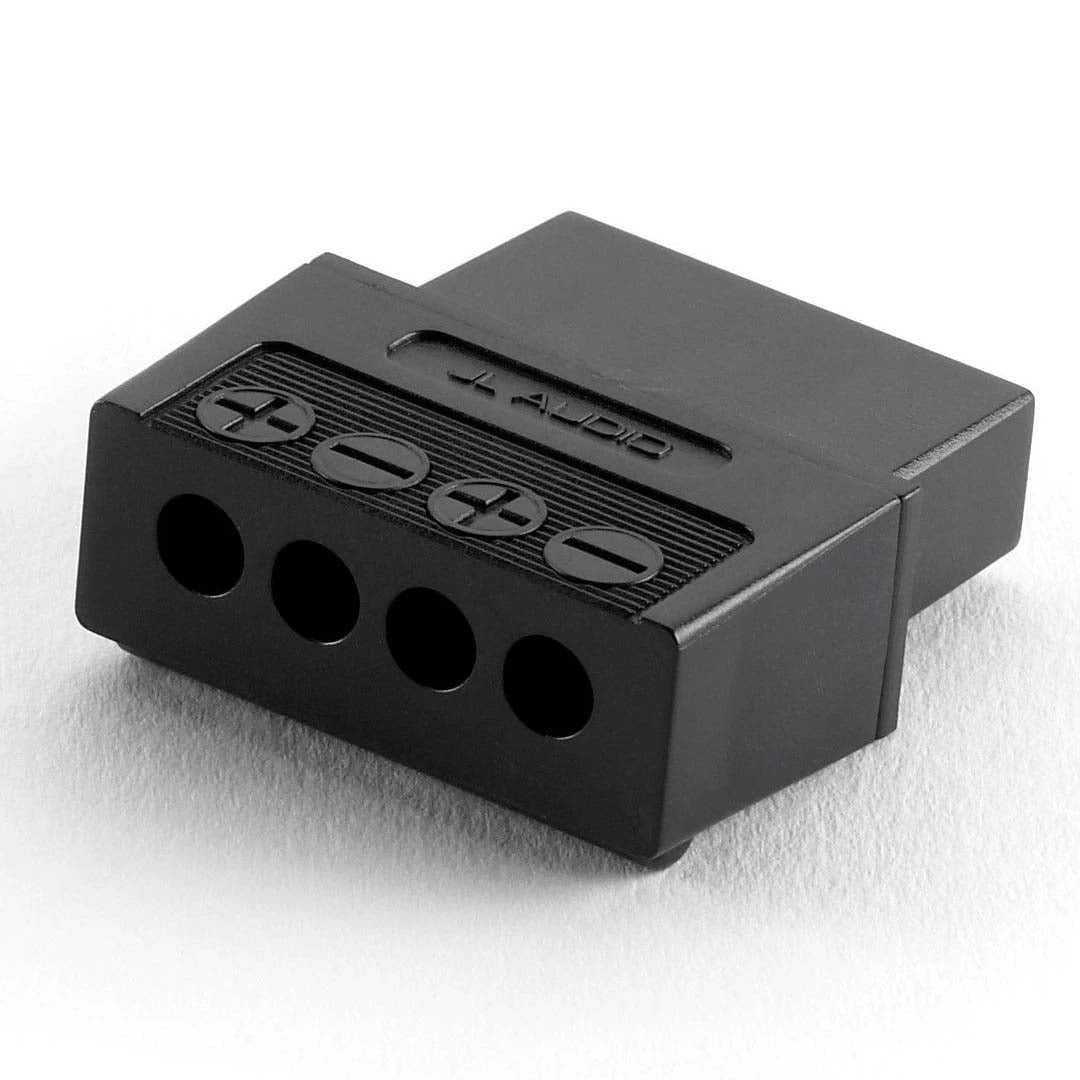 JL Audio HD SPKPLUG 4 RP - 4 Pole Speaker Input Plug Replacement for HD & MHD Amplifiers | Perfect for Car Audio System Upgrades & Marine Stereo Installations