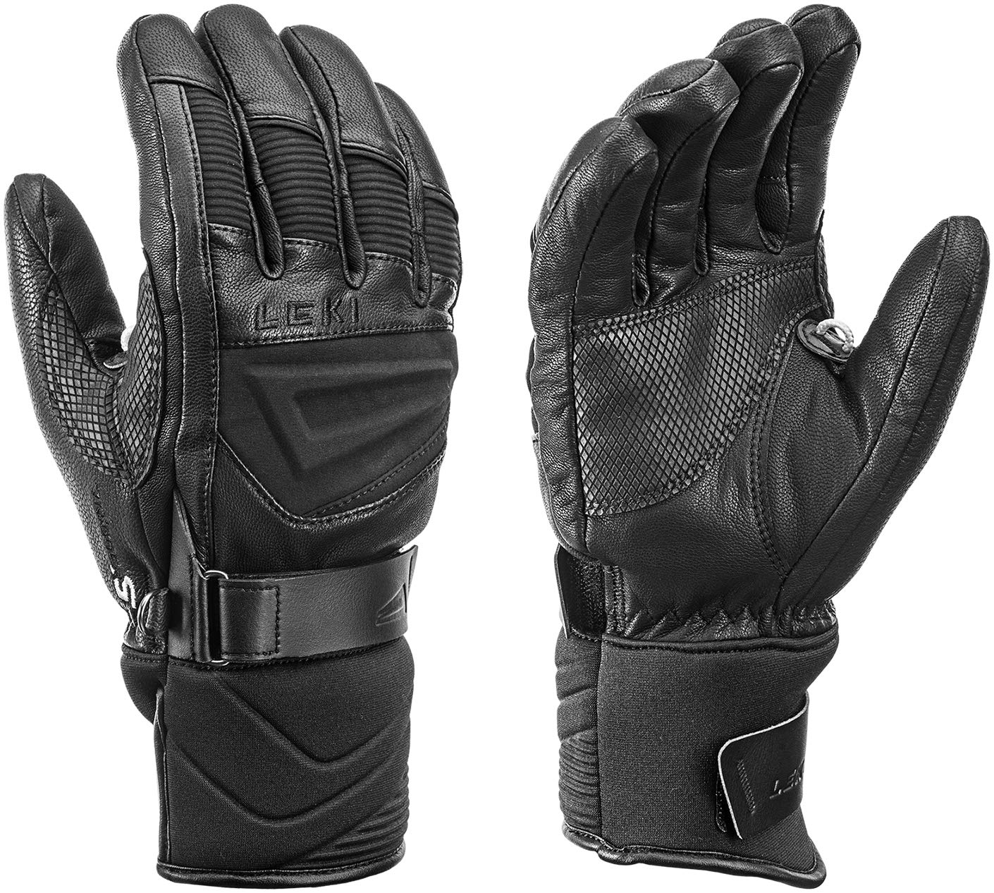 LEKI Griffin S Gloves - Premium Winter Gloves for Skiing, Hiking & Outdoor Activities - Waterproof & Windproof Touchscreen Compatible Gloves for Men & Women