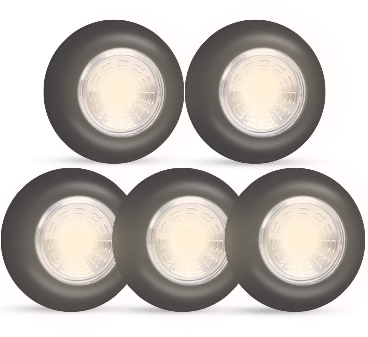Dream Master LED Tap Lights 5 Pack - Wireless Under Cabinet Lighting for Kitchen, Closet & Counter