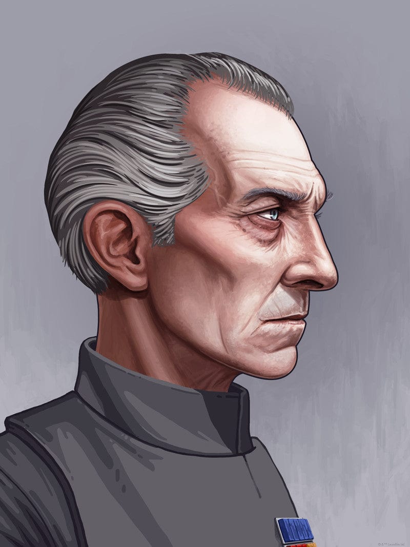 Grand Moff Tarkin Action Figure - Star Wars Collectible - Perfect for Display, Gifts & Cosplay