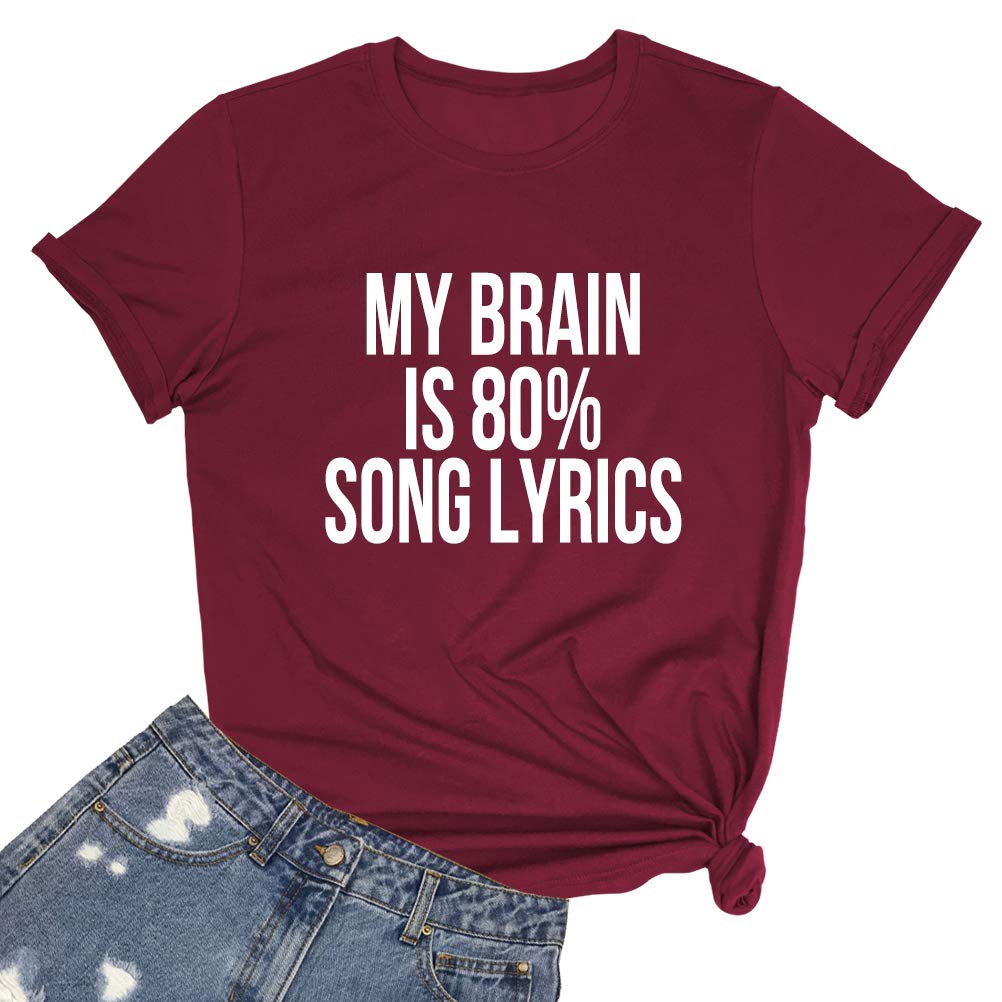 LOOKFACE Cute Graphic Tees for Women & Teen Girls - Casual Tops for Daily Wear