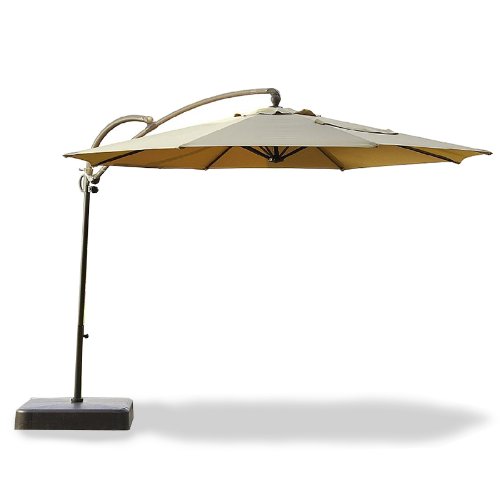 10ft. Replacement Canopy for Offset Patio Umbrella - Durable Outdoor Sun Shade Cover for Garden, Poolside, and Backyard Relaxation