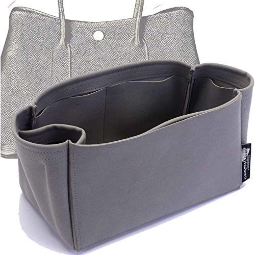 Genuine Suede Leather Handbag Organizer Insert for Hermes Garden Party 30 - Stylish Purse Organizer with Multiple Pockets for Women - Perfect for Work, Travel, and Everyday Use