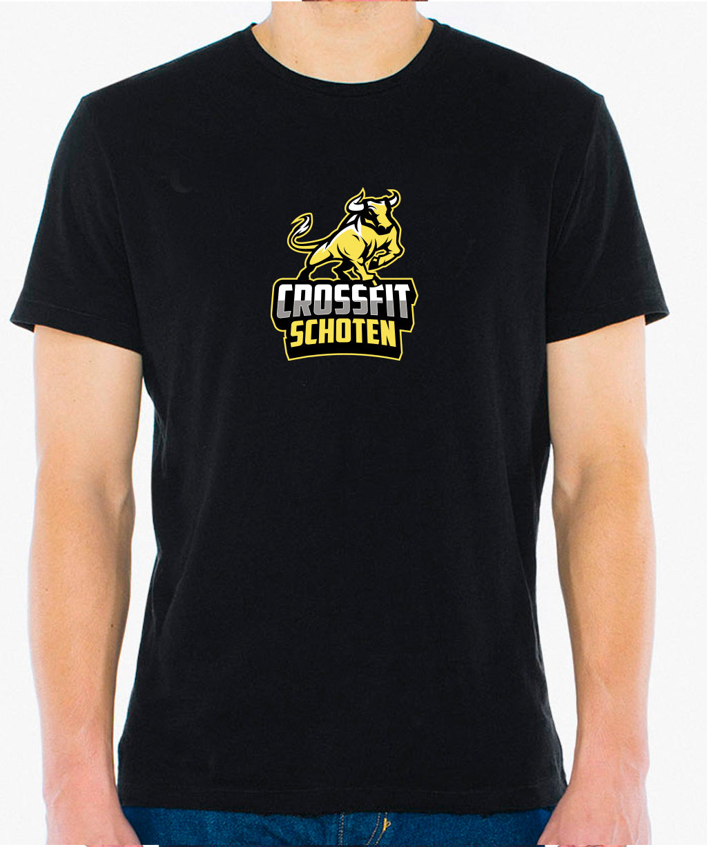 CrossFit Bull T-Shirt - Men's Workout & Gym Training Shirt for CrossFit, Weightlifting & Fitness - Perfect for Gym, Training & Athletic Performance