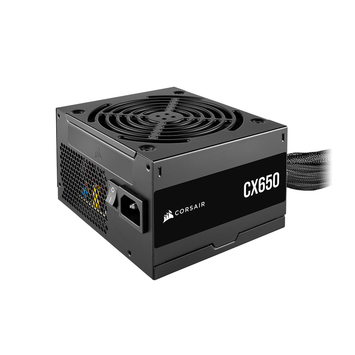 Corsair CX Series CX650 650W 80 Plus Bronze Certified Non-Modular Power Supply - Reliable PSU for Gaming PC, Workstation & Home Office Desktop Computers