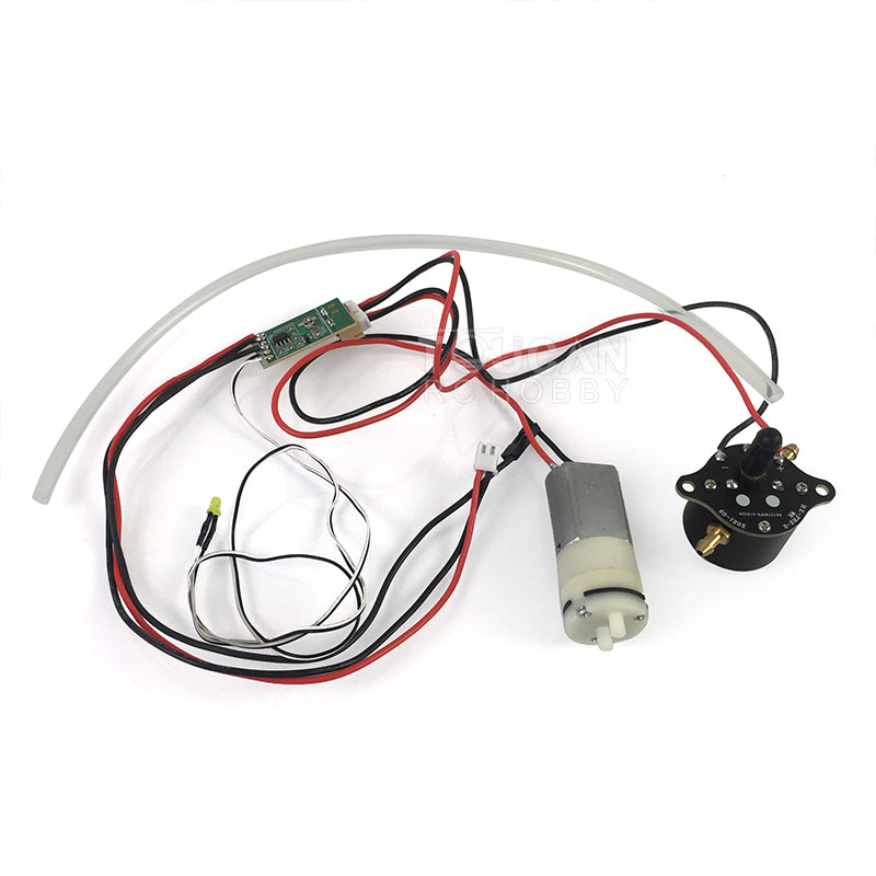 Henglong 1/16 RC Tank Metal Rotary Smoke Gearbox - Open Fire Flash Smoke Generator for DIY Tank Models | Perfect for Battle Simulation & RC Tank Upgrades