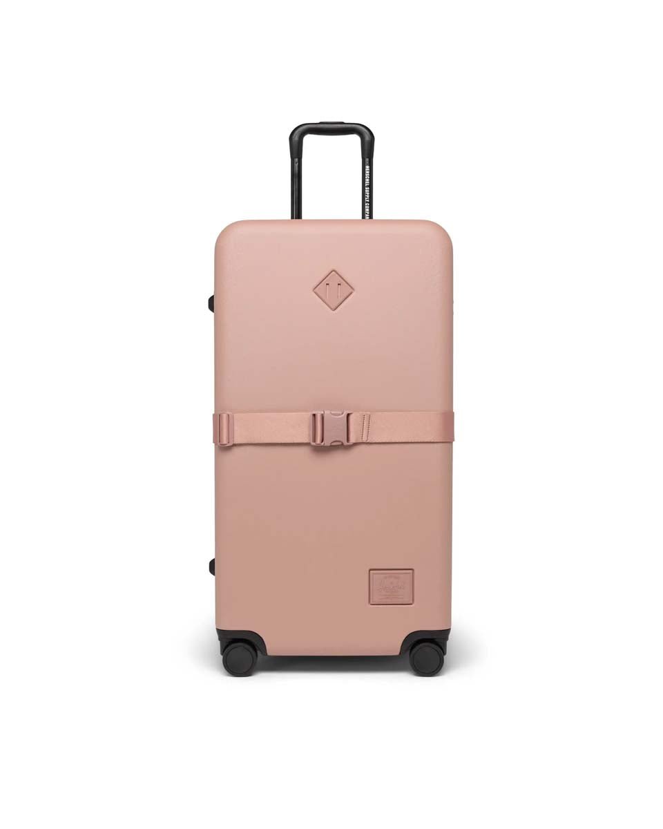 Herschel Heritage Hardshell Large Expandable Luggage - Ash Rose | Durable Spinner Suitcase for Travel, Business Trips & Vacations