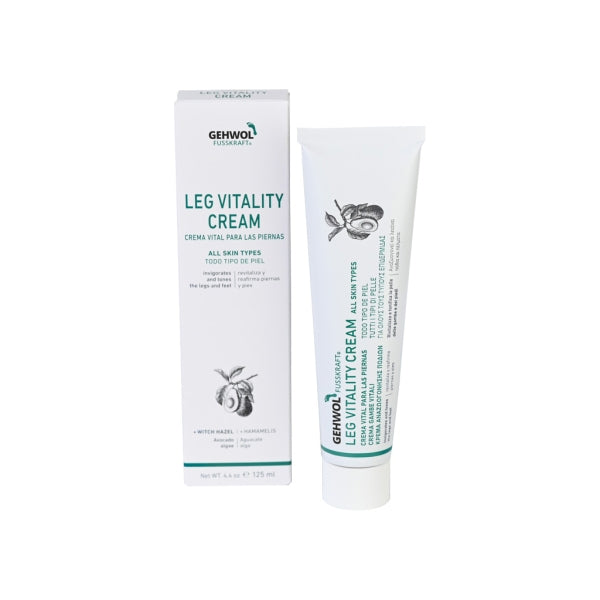 Gehwol Leg Vitality Cream - Moisturizing & Revitalizing Foot Care for Tired, Aching Legs - Perfect for Post-Workout Recovery & Daily Comfort