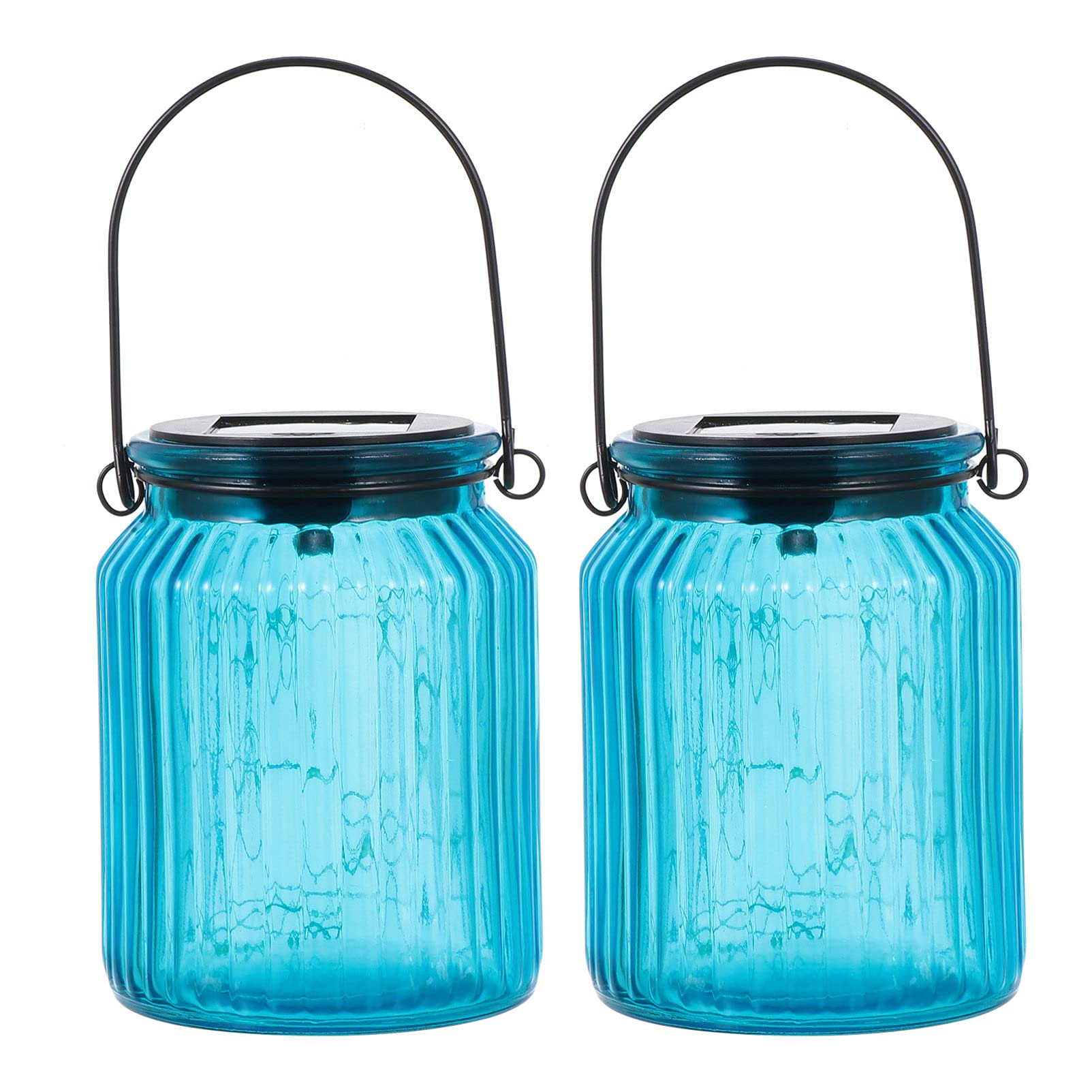 Uonlytech Solar Powered Outdoor Lights - 2 Pack Waterproof Hanging LED Fairy String Lights for Garden, Porch, Tree & Yard Decor | Solar Lanterns with Firefly Effect | Perfect for Patio, Backyard, Wedding & Holiday Lighting