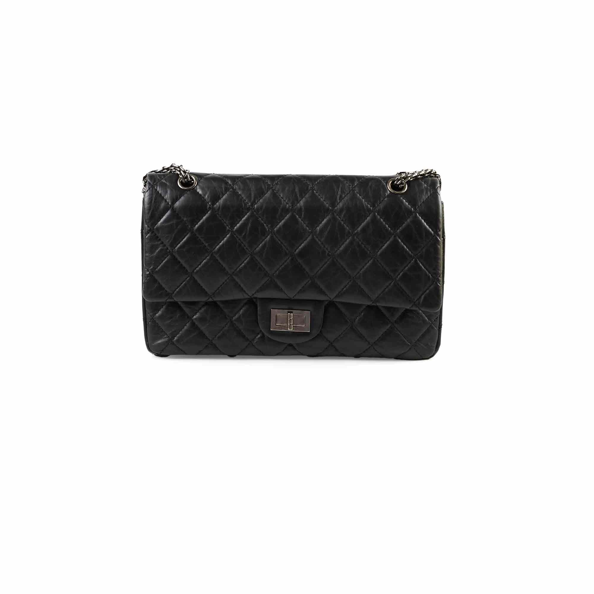 Chanel Reissue 227 Quilted Flap Bag in Black - Luxury Designer Handbag for Women, Perfect for Evening Events & Special Occasions