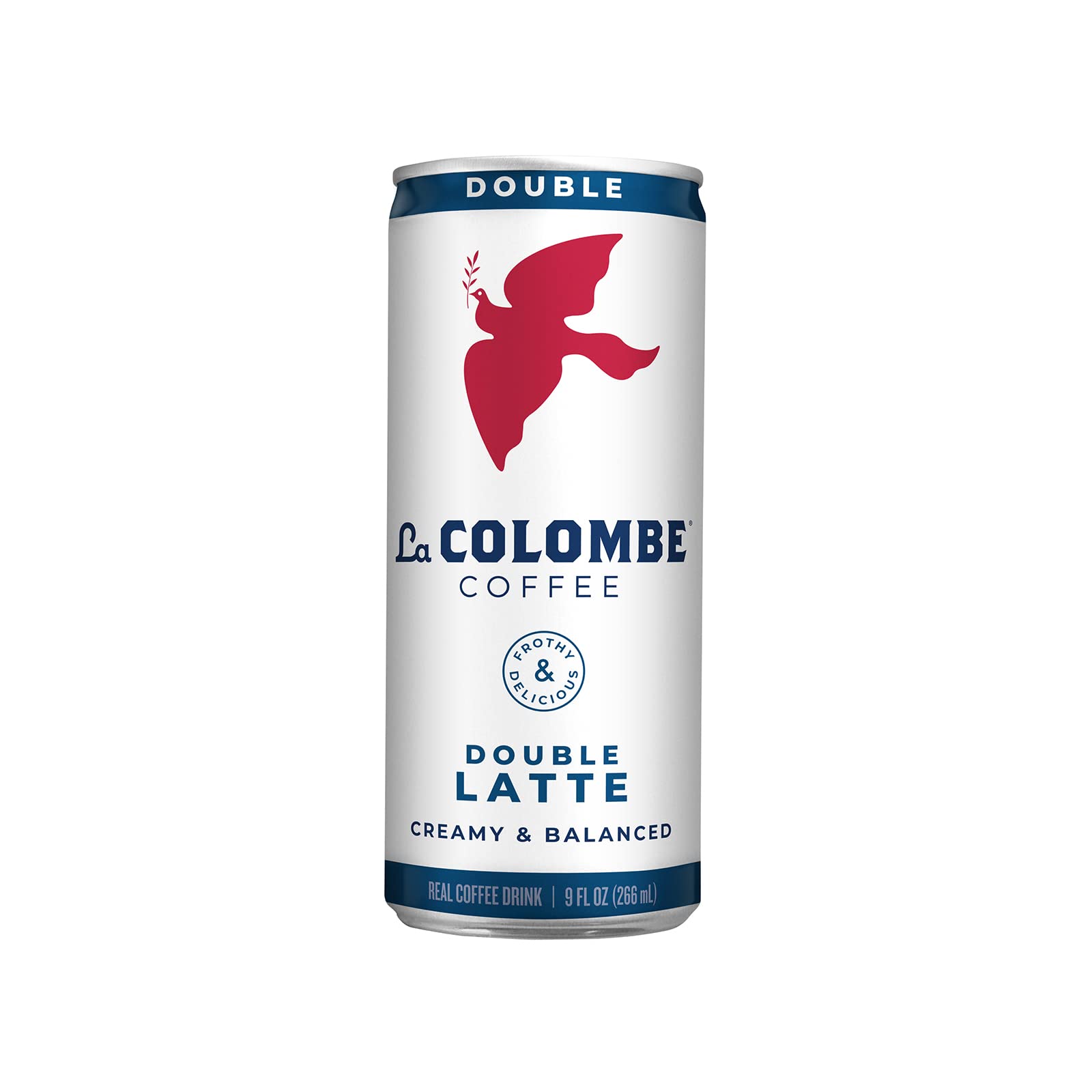 La Colombe Double Shot Draft Latte - 16 Pack (9 fl oz Each) - Cold-Pressed Espresso & Frothed Milk - All-Natural Ingredients - Ready-to-Drink Coffee for Office, Travel & Quick Breakfast