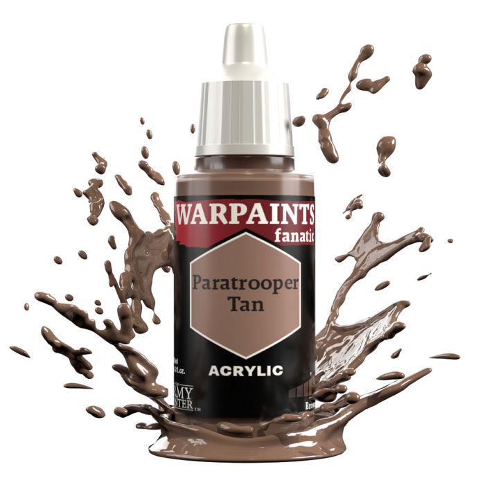 Army Painter Warpaints Fanatic Paratrooper Tan - Premium Miniature Paint for Wargaming & Tabletop Models - Perfect for Warhammer, D&D, and Model Kits