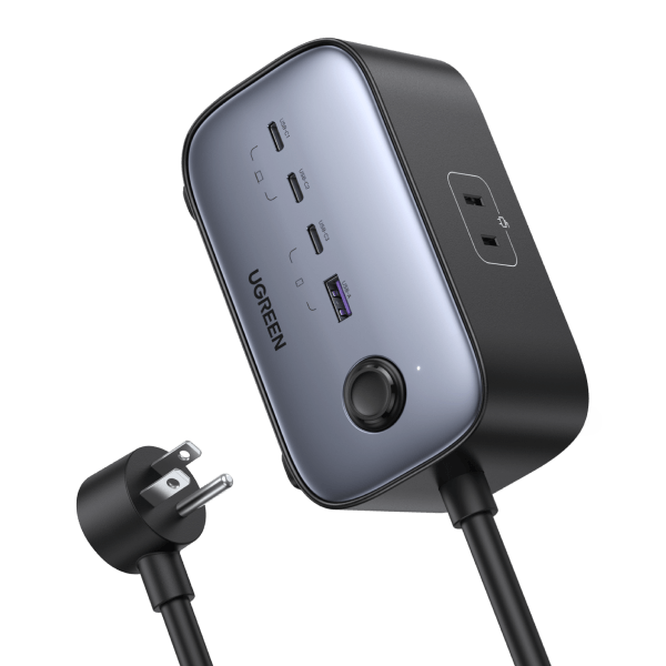 UGREEN 100W USB C GaN Fast Charging Station with 7 Ports - Compact Desktop Charger for MacBook, iPhone, Samsung - Perfect for Home, Office & Travel