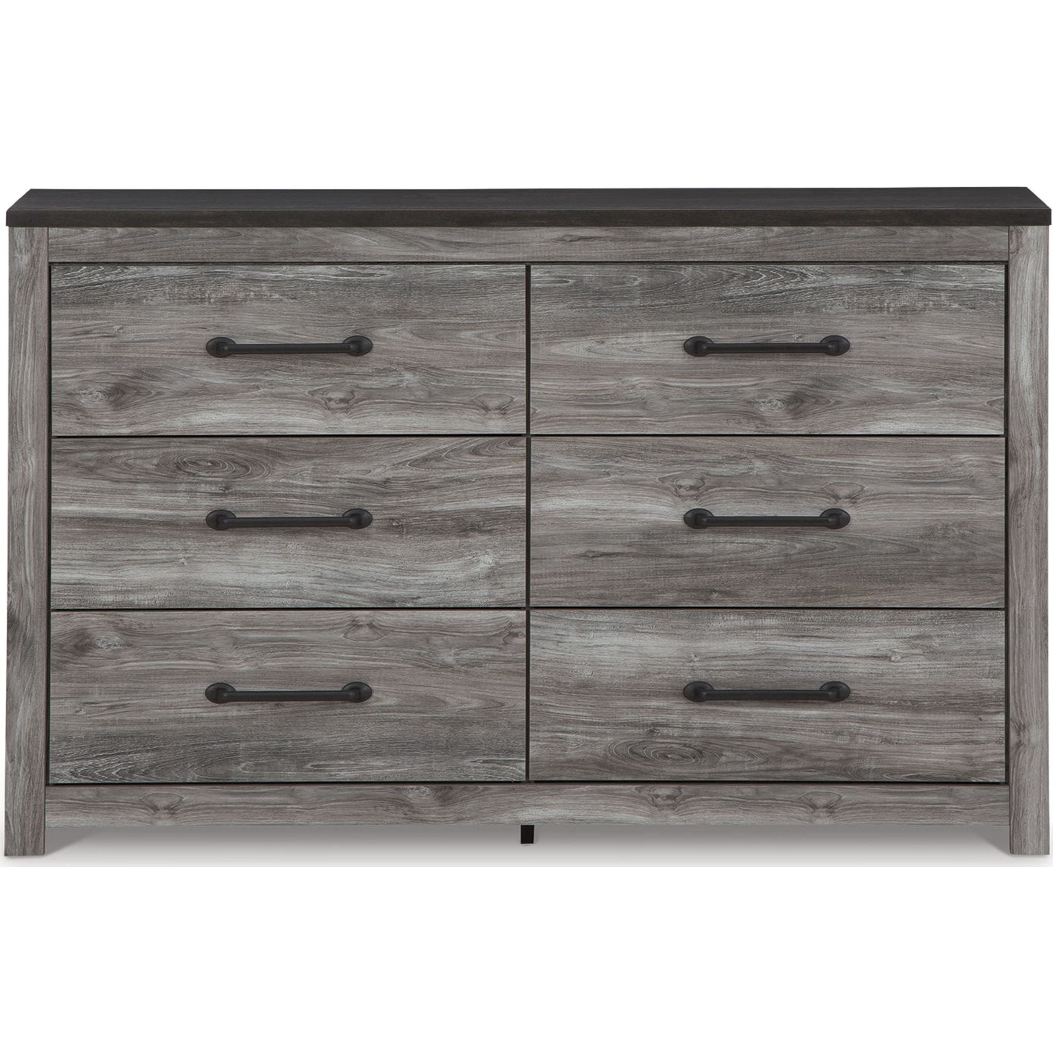 Bronyan Dresser - Dark Gray 6-Drawer Chest for Bedroom, Living Room & Office Storage | Modern Wooden Dresser with Smooth Gliding Drawers | Perfect for Organizing Clothes, Accessories & Home Essentials