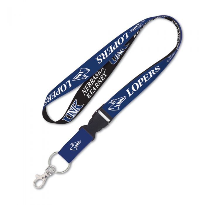 UNK Lopers Lanyard - Durable ID Badge Holder with Breakaway Safety Clip for Work, School & Events - Adjustable Neck Strap for Teachers, Nurses & Office Professionals