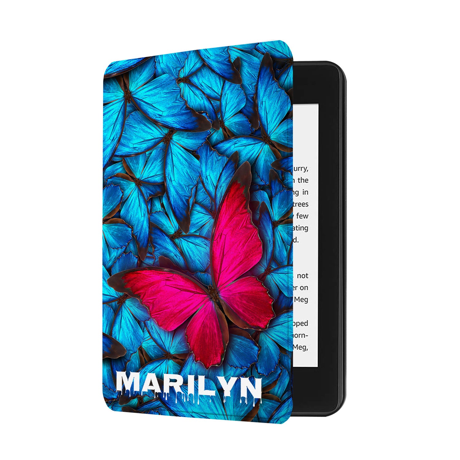 Premium Kindle Case with Butterfly Design - Lightweight & Durable Cover for Kindle E-Reader - Perfect for Reading at Home, Travel & Commuting