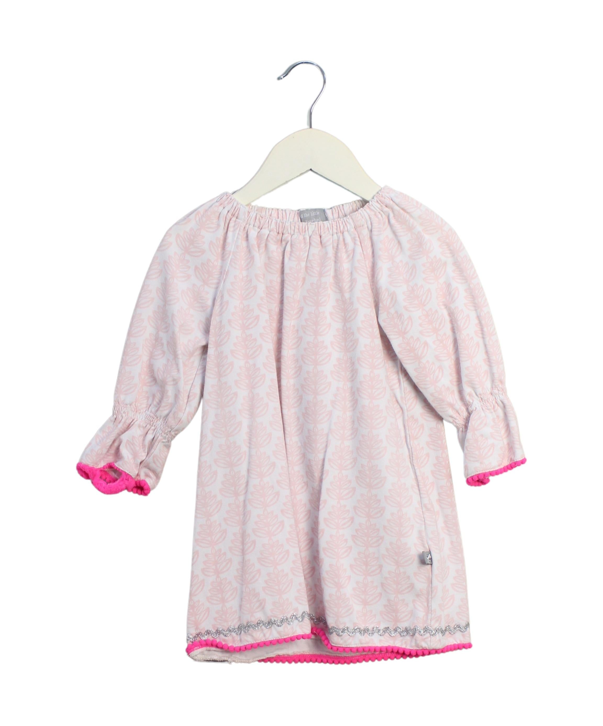 Little Dog Laughed Long Sleeve Dress for Toddlers - 2T 3T Size | Cute Playtime & Party Outfit for Girls