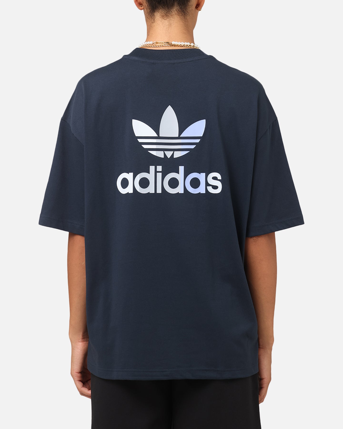 Adidas Graphic T-Shirt for Men - Aurora Ink/Blue Spark Design - Casual Wear & Street Style Outfit