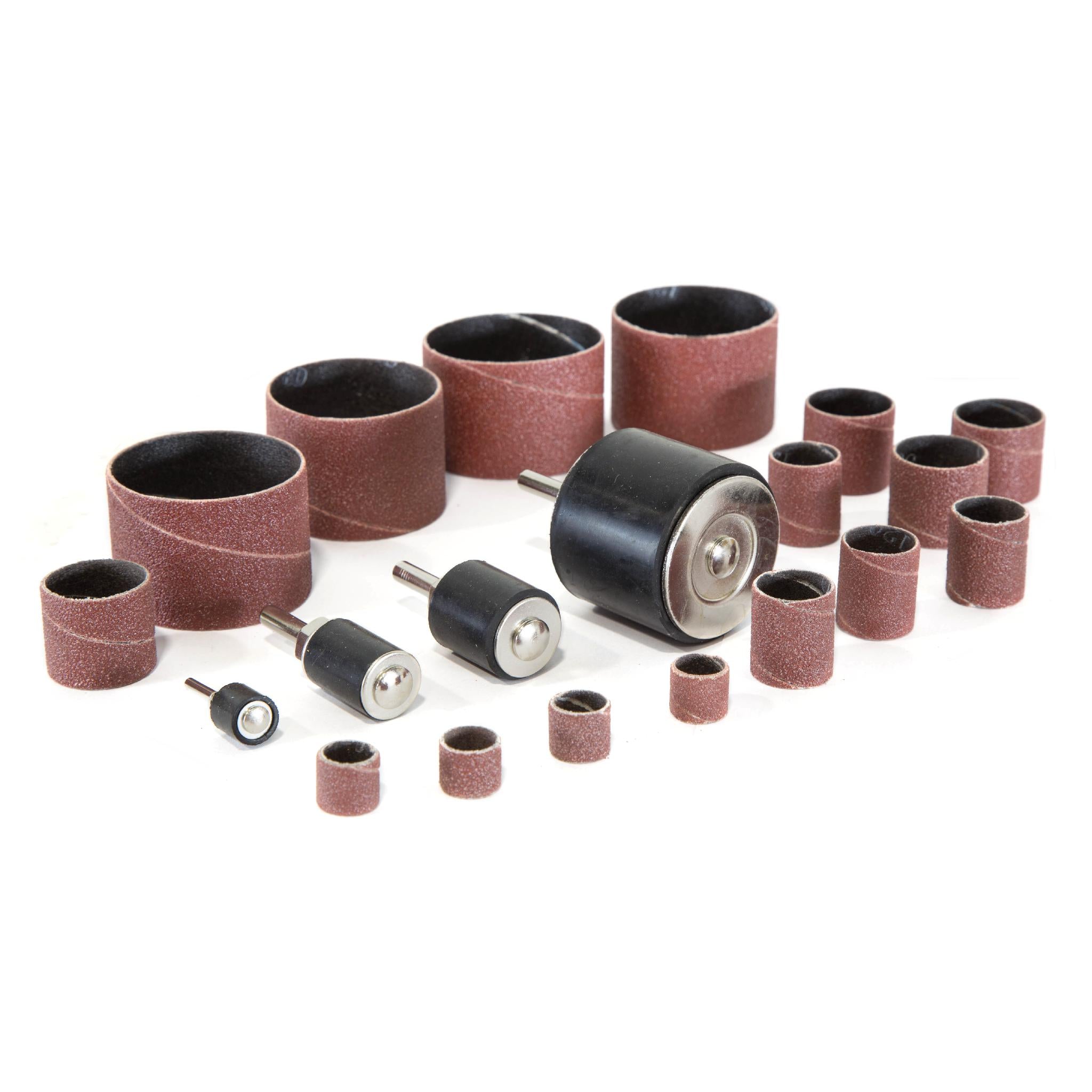 WEN DS164 20-Piece Sanding Drum Kit for Drill Press & Power Tools | Woodworking, Metal Polishing & DIY Projects