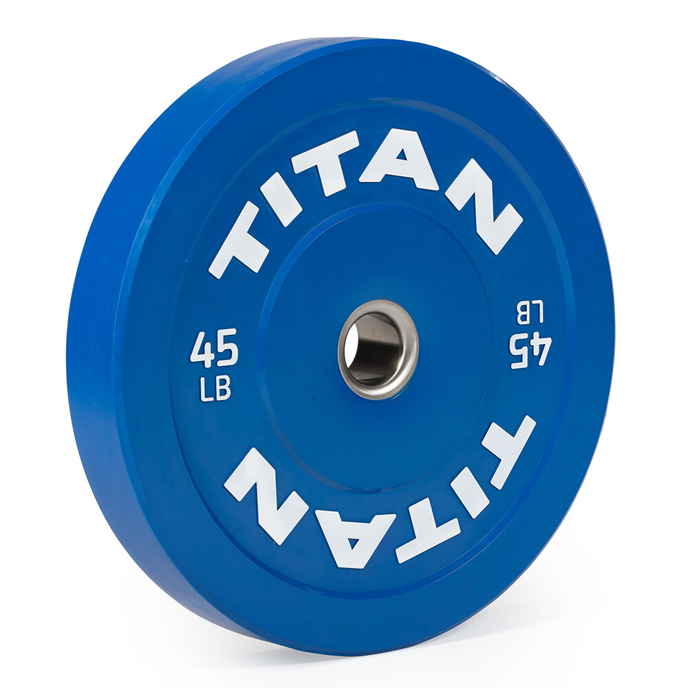 45 LB Single Economy Color Bumper Plate - Scratch and Dent - Weightlifting, CrossFit & Home Gym Equipment for Strength Training