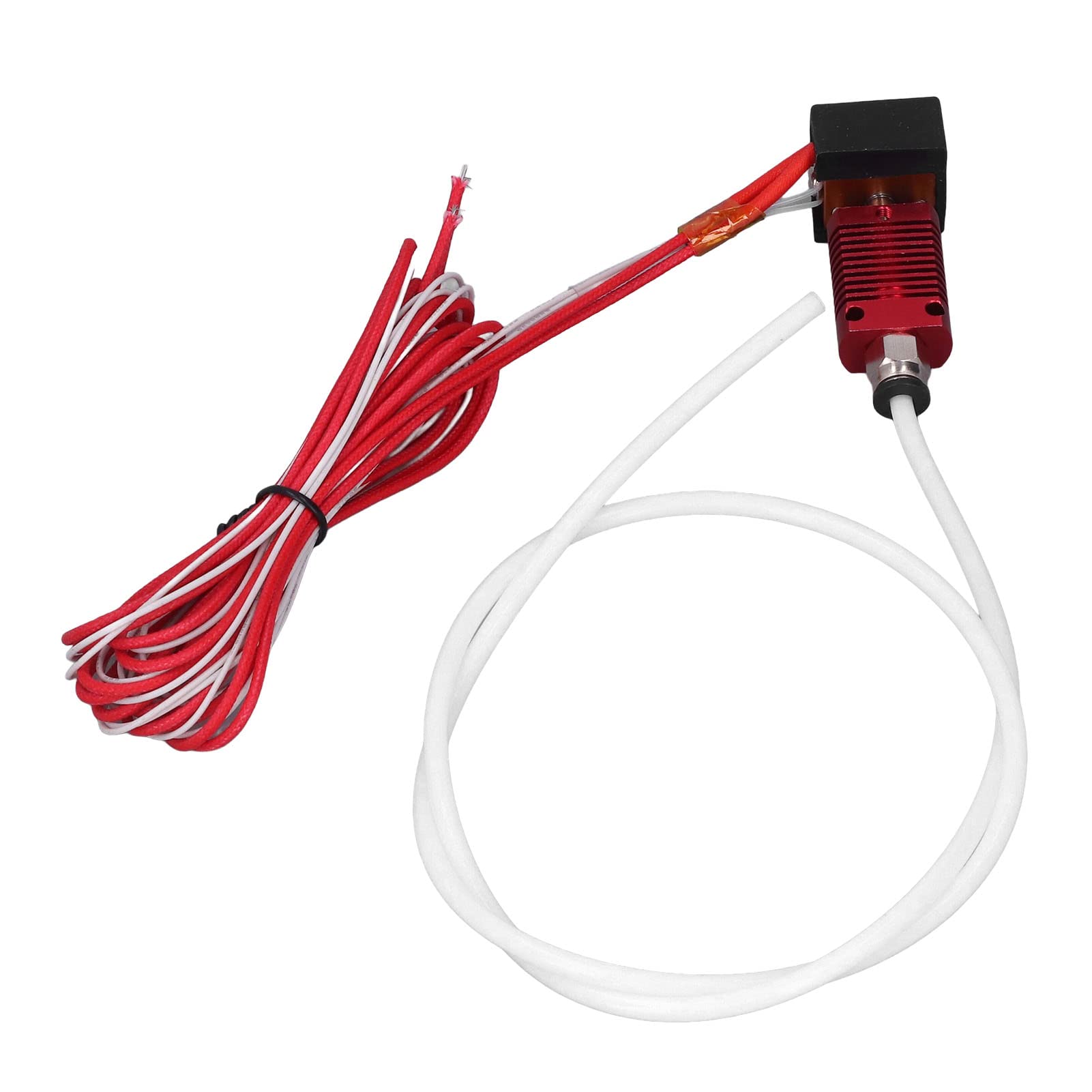 40W 3D Printer Extruder Hotend - Easy Replacement 12V Aluminum Heating Block with Silicone Cover for DIY Printing, Perfect for Creality Ender 3/5, CR-10, and DIY 3D Printing Projects