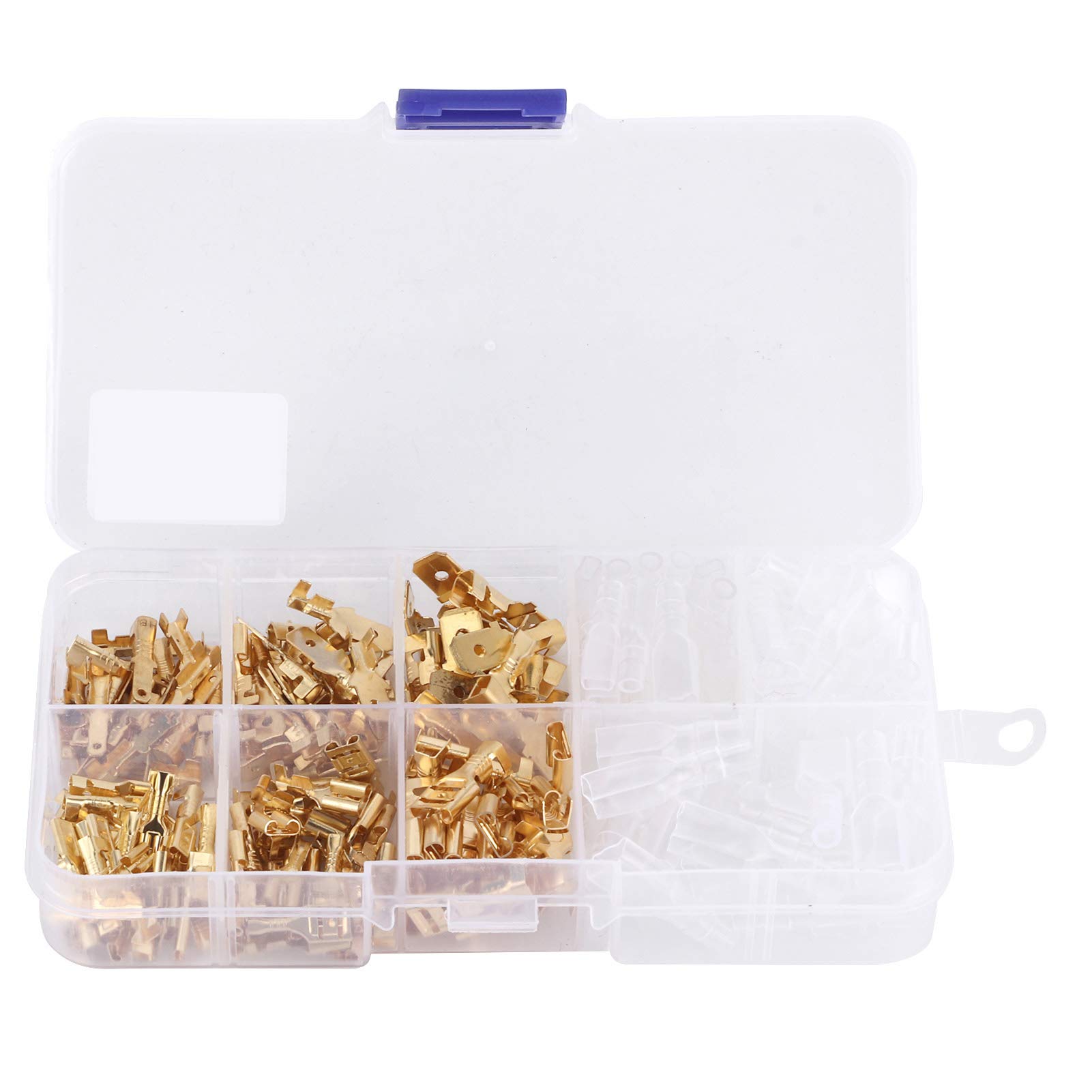 210Pcs Electrical Wire Connectors - Lightweight, Durable & Portable Terminal Connectors for Industrial Use | Perfect for Automotive, Home Wiring & DIY Projects