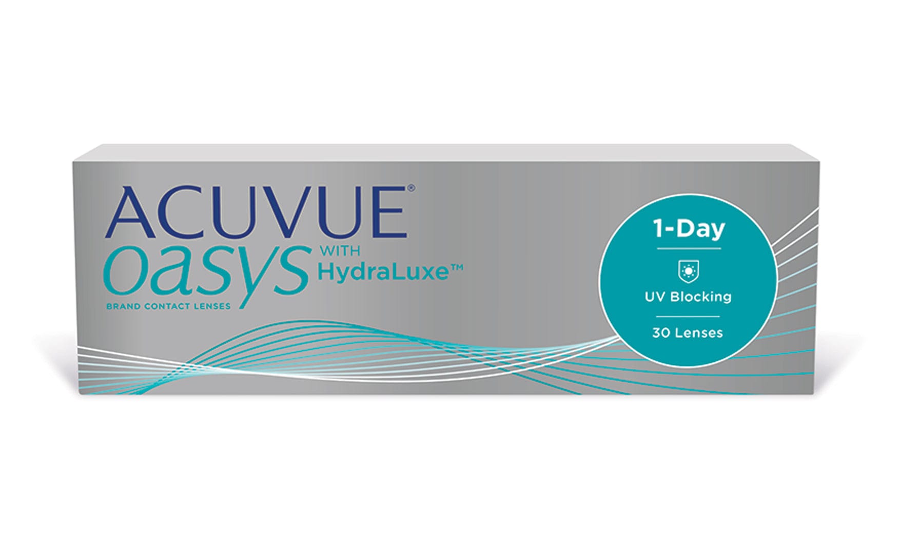 ACUVUE OASYS 1-Day Contact Lenses (30 Lenses) - Daily Disposable for Dry Eyes & UV Protection - Perfect for Active Lifestyles, Travel & All-Day Comfort