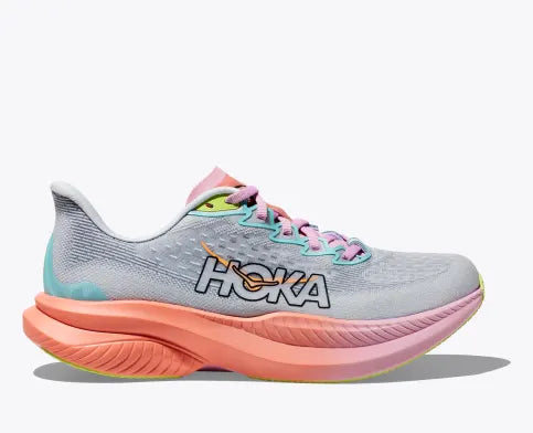 Hoka Mach 6 Women's Running Shoes - Lightweight Cushioned Road Running Sneakers for Women - Perfect for Marathon Training, Jogging & Gym Workouts