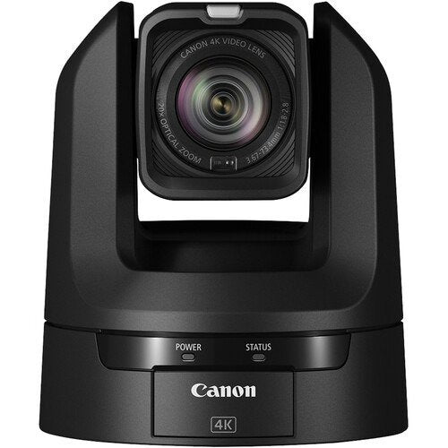 Canon CR N100 4K NDI PTZ Camera with 20x Optical Zoom - Satin Black | Professional Live Streaming, Video Conferencing & Broadcast Studio Camera