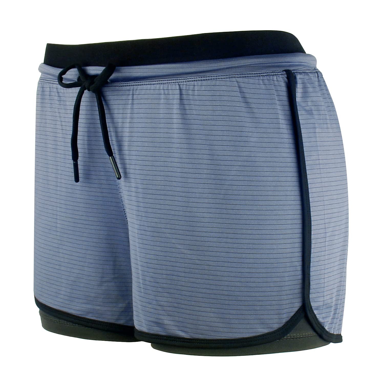 RIBOOM Women's High Waist Running Shorts - Double Layer Workout Shorts for Yoga, Gym & Fitness - Breathable & Comfortable for Sports & Active Lifestyle